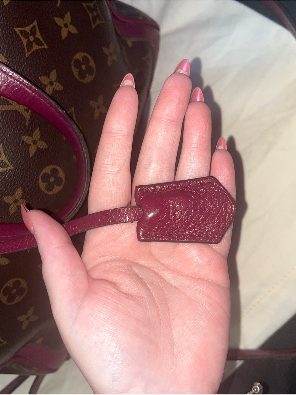 Authentic Louis Vuitton Retiro NM Monogram Canvas And Aurore Leather Trim - Picture 7 of 16